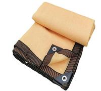 Rete Parasole 330 x 380 cm Antistrappo e Protezione Solare Privacy Pulisce Facilmente Rete Ombreggiante da Giardino per Fiori Colture Serre Posto Auto Coperto Piscina, Color Crema