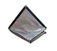 Rete parasole 75% protezione UV per serre in alluminio, tessuto riflettente di protezione solare, 5 x 7 m, tenda per balcone e giardino, ideale per la crescita delle piante