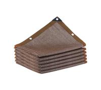 Rete Parasole 85%, Tessuto Ombreggiante, Rete Ombreggiante Telo Anti UV, Criptato, Ispessito, per Cortile, Tetto, Veranda, Isolamento delle Piante, Ombreggiatura, Marrone(4.0x8.0 m/13x26 ft)