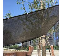 Rete parasole ad alta protezione dai raggi UV, blocco del 90% al 95%, con occhielli, nera, per balcone, patio, serra, auto, 2 x 2 m