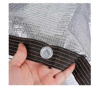 Rete parasole al 99% - Rete in alluminio riflettente per uso esterno disponibile in 6,6 x 6,6 '6,6' x 26' 9,8 x 13' 9,8 x 26 '13' x 26' 13 'x 26' - Panno ombreggiante da giardino perfetto per serre e
