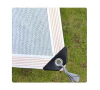 Rete Parasole Bianca 55% Telo Ombreggiante Anti-UV con Occhielli per Piscina Patio e Posto Auto, Tessuto Traspirante per Esterno e Giardino 3x3.0m 3x4.0m 4x5.0m 4x6.0m(5x6.0m=16.4'x19.7')