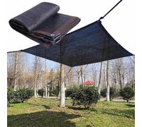 Rete parasole da giardino, 10 x 15 m, resistente ai raggi UV, con occhielli per piante, rettangolare, vele, tende da sole e uso esterno, protezione UV al 90%