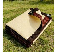 Rete Parasole da Giardino 100 x 115 cm Rete Parasole Resistente Ai Raggi Uv, Traspirante, Antistrappo Copertura in Tessuto per Colture Serre Esterno Giardino, Color Crema