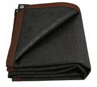 Rete Parasole da Giardino 210 x 580 cm Protezione Solare, Resistente Ai Raggi UV Telo Coprente Traspirante Telone Ombreggiante per Piante Serra Fienile Canile, Nero