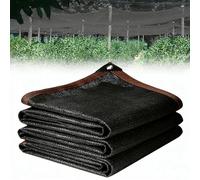Rete Parasole da Giardino 260 x 560 cm Rete Parasole Resistente Ai Raggi Uv, Traspirante, Antistrappo Tessuta per Colture Serre Esterno Giardino, Nero