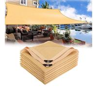 Rete parasole da giardino, 3 x 15,8 m, protezione dai raggi UV, per serra, patio, pergola e piante da giardino, copertura parasole per esterni, per l'ombra del portico