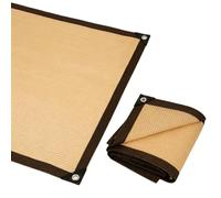 Rete Parasole da Giardino 360 x 800 cm Rete Parasole Resistente Ai Raggi Uv, Traspirante, Antistrappo Rete-Ombreggiante-Telo-Esterno per Piante Serra Fienile Canile, Color Crema