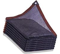Rete parasole da giardino, 5 x 9 m, in tessuto a rete con occhielli, ideale per patio, pergola, balcone, giardino, pollaio, uso esterno, resistente ai raggi UV