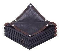 Rete parasole da giardino, 80% resistente ai raggi UV, per piante, colore nero, 6 perni, dimensioni: 1 x 2 m, ideale per la protezione dei fiori