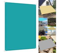 Rete parasole impermeabile di alta qualità, 8,5 x 9 m, protezione UV per giardino, patio, campeggio all'aperto, durevole copertura in poliestere PES, colore blu cielo