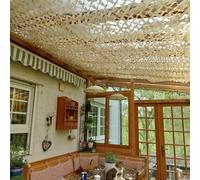 Rete parasole mimetica 7,5 x 12 m, di grado militare, per piante da giardino, pergolato, protezione da esterni, (1,5-12 m)