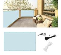 Rete parasole per balcone, 1 x 7 m, per esterni, protezione da giardino, recinzione, protezione contro il vento, per patio, cortile e serra