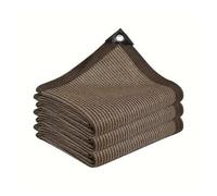 Rete parasole per esterni, 3 x 6 m, color caffè, protezione UV per giardino, balcone, padiglione, piscina, ombra istantanea e privacy per il relax in giardino