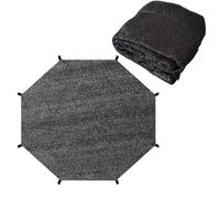 Rete parasole per trampolino, parasole rotonda per trampolino - Rete per baldacchino per rotondo - Strumento protettivo per fresco e traspirante per eventi comunitari, feste di c