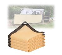 Rete parasole rettangolare, 1 x 1 m, resistente ai raggi UV, 90% in tessuto ombreggiante, con occhielli per la protezione delle piante e copertura della serra (2 x 12 m)