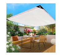 Rete Parasole Tende da Sole Vela Bianca Con Blocco UV Parasole Per Cortile Cortile Patio Giardino Attività e Strutture All'aperto(800x900cm/26.4x29.6ft)