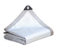 Rete parasole UV 99% - Protezione solare in alluminio per auto e campeggio per cani | Baldacchino che riduce il calore - 2 x 5 m parasole per esterni, massima protezione dal calore e blocco UV