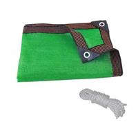 Rete parasole verde per balconi e serre, con occhielli, copertura per esterni, 6 x 12 m, protezione dai raggi UV, perfetta per balconi e terrazze