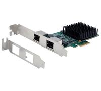 Scheda Ethernet PCI 2,5 Gigabit a 2 porte inclusa staffa a basso profilo, Realtek RTL8125