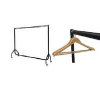 Rete Per Abiti 6FT Con 50 Grucce In Legno