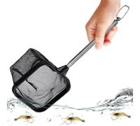Rete per acquario a maglia fine, manico lungo estensibile con un | Rete per acquari a manico lungo per laghi, fiumi, ruscelli, mari, giardini, cortili, campeggio, vacanze, viaggi
