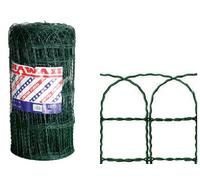 RETE PER AIUOLE HAWAII IN FILO D'ACCIAIO ZINCATO E PLASTIFICATO 150X90 RT.10 MT