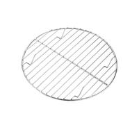 Rete per barbecue, Griglia da tavolo for barbecue giardino rotonda, in acciaio inox, for picnic, for cucinare e cuocere al forno