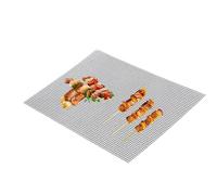 Rete per barbecue - resistenza massima 260 °C, 33 x 33 cm, griglia a pellet, schermo resistente alle alte temperature, fodera leggera da 50 g, per barbecue a carbone e affumicatura di verdure