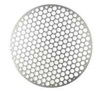 Rete per barbecue, Rete for griglia rotonda in acciaio inossidabile da 18-30 cm for barbecue e cottura a vapore, portatile pieghevole(26CM)