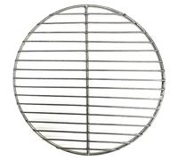 Rete per barbecue, Tappetino for griglia rotonda in acciaio inossidabile 304 for barbecue, for cucinare, cuocere al forno, pancetta, diverse dimensioni(49cm Diameter)