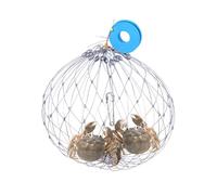 Rete per catturare pesci, trappole per granchi da pesca,Rete per trappole per granchi da pesca | Rete in acciaio morbido con apertura e chiusura automatica multifunzionale per la cattura di pesci, ara