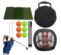 Rete per chip per interni, allenamento con stoccaggio, da golf per chip in giardino, per praticare colpi e swing in interni ed esterni, uomini, donne, golfisti, bambini