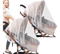 Rete per culla | Copertura per box per bambini | 2 x copertura completa leggera e portatile protezione solare per passeggiate all'aperto culla culla auto viaggi zaino in spalla escursionismo balcone