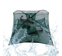 Rete per esche da pesca, reti da pesca pieghevoli | Trappola per gamberi pieghevole 4/10/16 fori | Accessori da pesca portatili, rete di cattura per merluzzo, anguille, granchi, aragoste, piccoli