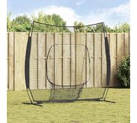 Rete per esercizi di baseball, 250 x 106 x 209 cm, in poliestere, per allenamento di lancio e colpi in giardino