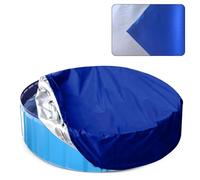 Rete per foglie da 3,5 m per piscina, rotonda, nera, per nuoto a terra, impermeabile