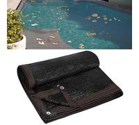 Rete per foglie da piscina, rete a maglia fine per piscine rettangolari in terra e Àbove, copertura resistente per catturare foglie, detriti, parasole, protezione per stagni