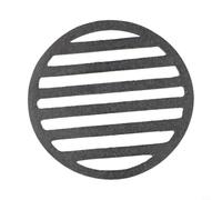 Rete per Griglia in Ghisa Tonda, Essenziale per BBQ, per superficie Nera Antiaderente per Cottura Uniforme, per ideale per Arrostire Pollame e Verdure, Adatta a Diversi Modelli(12CM)