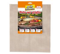 6x RETE ANTIADERENTE RETTANGOLARE PAPILLON PER GRIGLIA cm 36x42
