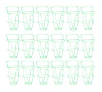 Rete per Infusione Sospesa 36 Pezzi, Plastica Verde, Supporto Stabile | Flaconi da 100ml, 250ml e 500ml, Uso Domestico e Termine, Ganci
