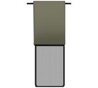 Rete per la biancheria per lavatrice XL, scalabile, 126 x 45 cm, sacco per la biancheria, con chiusura lampo, alta traspirabilità, per palestre, ospedali, viaggi d'affari, viaggi (verde militare)