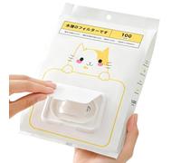 Rete per lavello, 100 pezzi, a maglia fine, elastica, anti-intasamento | Set di reti per lavello cucina, residui di cibo, caffè, capelli, bagno, ristorante, hotel e