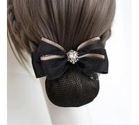 Rete Per Panini Da Donna Fiocco Carriera Testa Fiore Banca Assistente Di Volo Infermiera Piastra Retina For Capelli(Brown)
