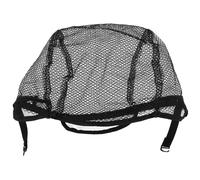 Rete per Parrucca Nera in Mesh Elasticizzata 2 Pezzi | Retina per Chioma Fascia Regolabile, Traspirante e Robusta, Facile da Pulire, per Parrucche