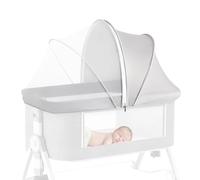 Rete per passeggino, leggera copertura in rete per passeggino, rete a rete con cinghie elastiche elastiche per una protezione di lunga durata per bambini, culle, culle, giochi, seggiolini auto e