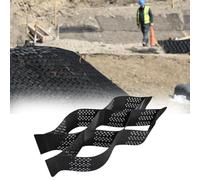 Rete per pavimentazione da Esterno, Rete di Ghiaia Pieghevole per riempimento con Pietre/Sabbia/Terra/Fango, pavimentazione per vialetti e Passi carrai da 2 Pollici, Motivo a Nido d'Ape (4x5