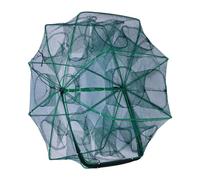 Rete Per Pesci Con Trappola Per Granchi - Trappola Per Esche Da Pieghevole 2024 | Gabbia In Rete A 8 Fori | Granchio Pesce Portatile | Rete Da Versatile, Gabbia Ple