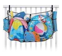 Rete Per Piscina - 149,86x29,97x85,09cm Contenitore Giochi Vasca | Supporto Bordo Maglia Organizzazione | Per Zattere Gonfiabili Palloni Salvagente Giardino Spiaggia Esterno Acqua Barca Palestra