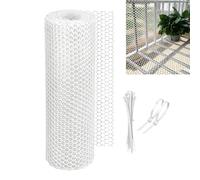 Rete per Pollame | Barriera Protettiva per Piante da Esterno | Rete per Balcone per Animali | per Esterno, Giardino, Cortile, Prato, Fattoria, Balcone, Terrazzo, Pollaio, Anatre, Conigli,
